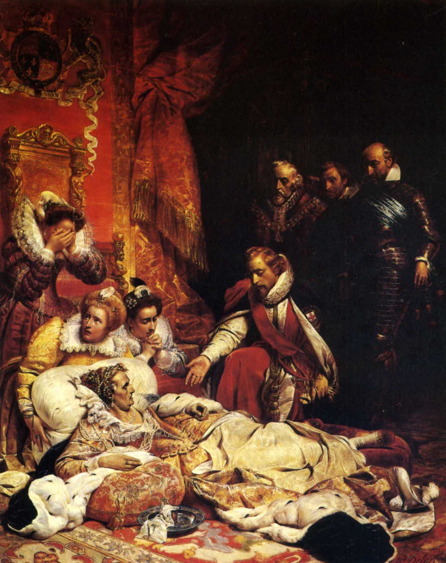 The death of Elizabeth I