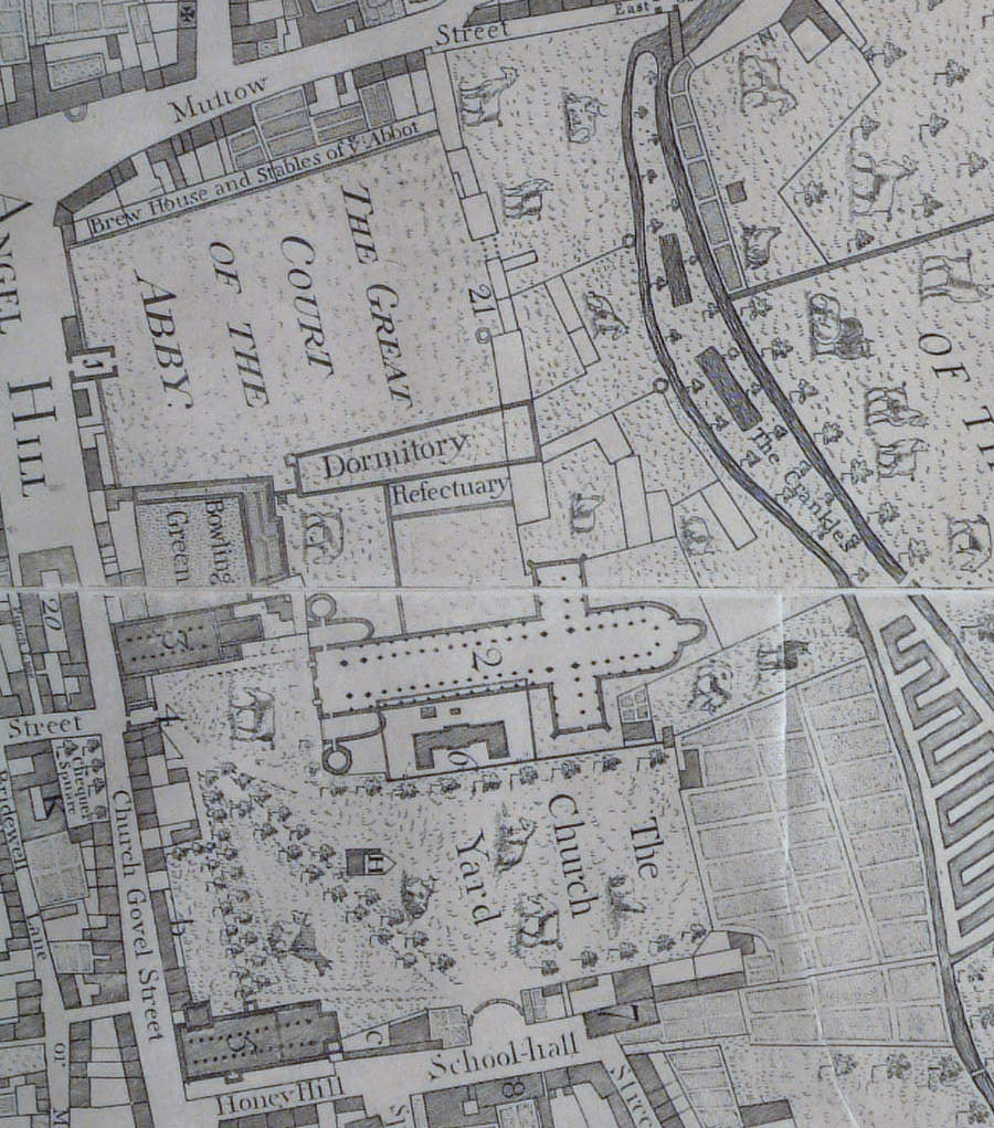 Plan of St Edmundsbury Abbey