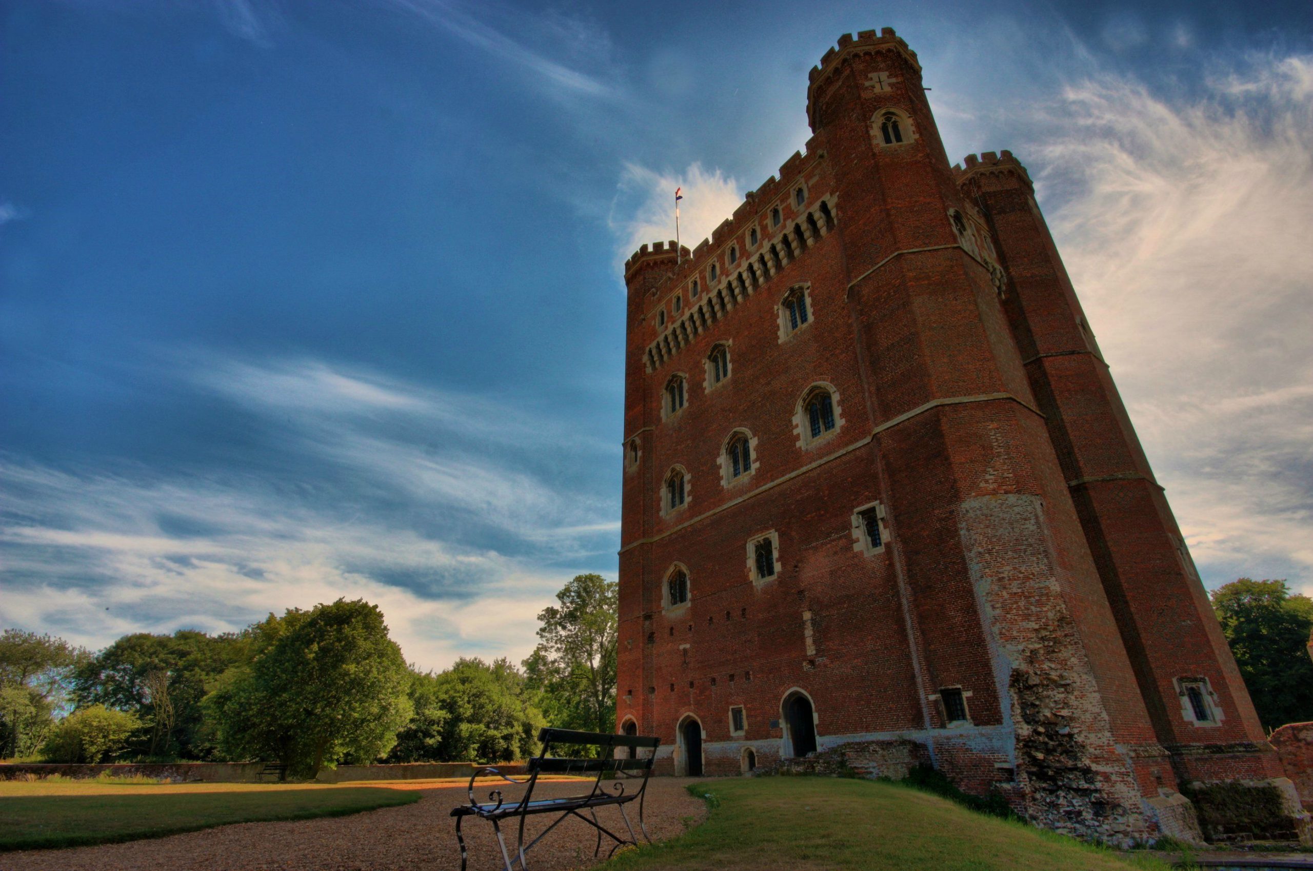 Tattershall Castle from below the keep – The Tudor Travel Guide