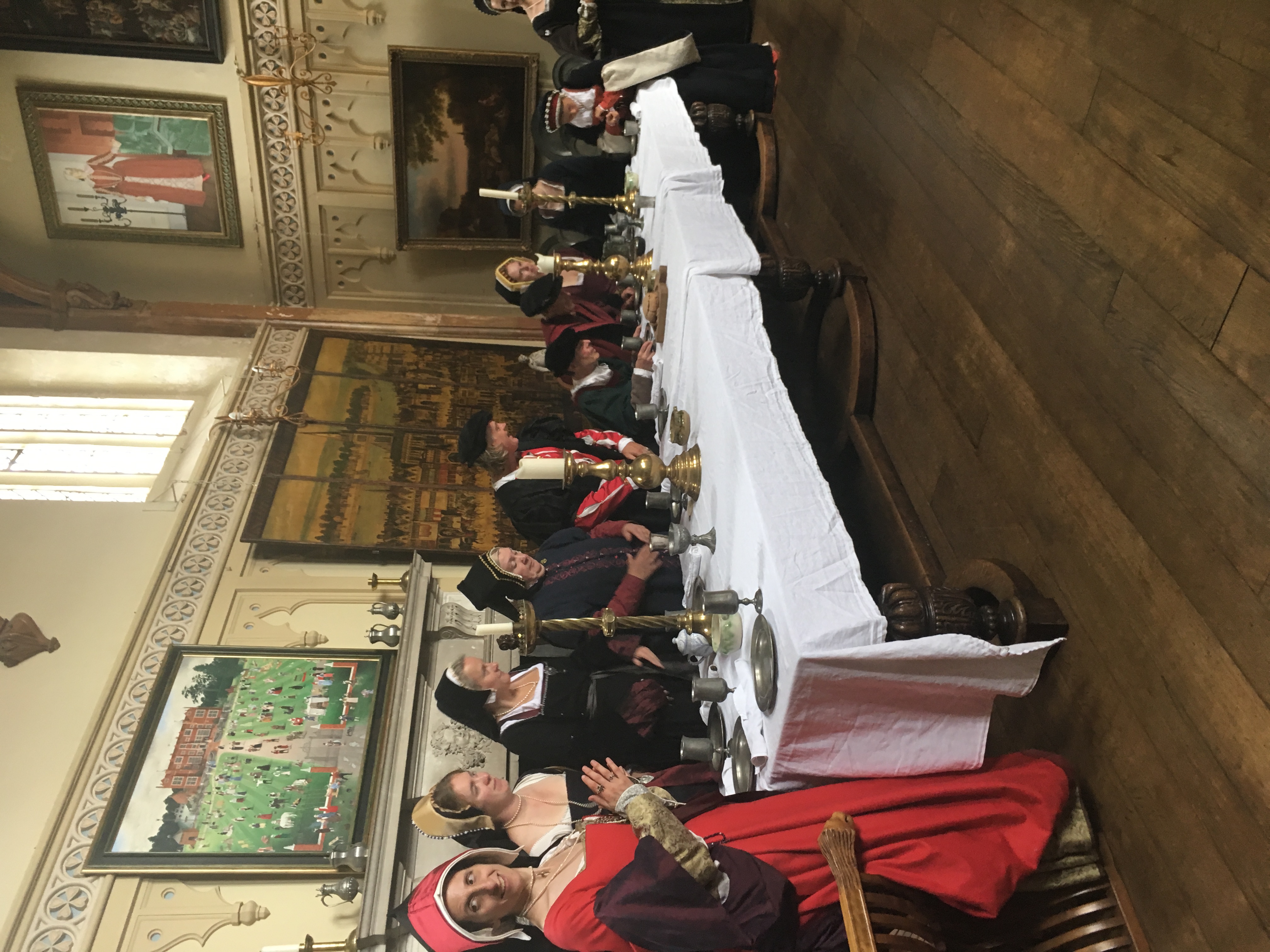 Dining at Tudor Kentwell