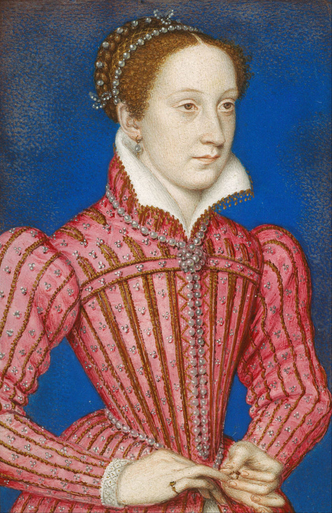 Early portrait of Mary, Queen of Scots c.1559, by François Clouet