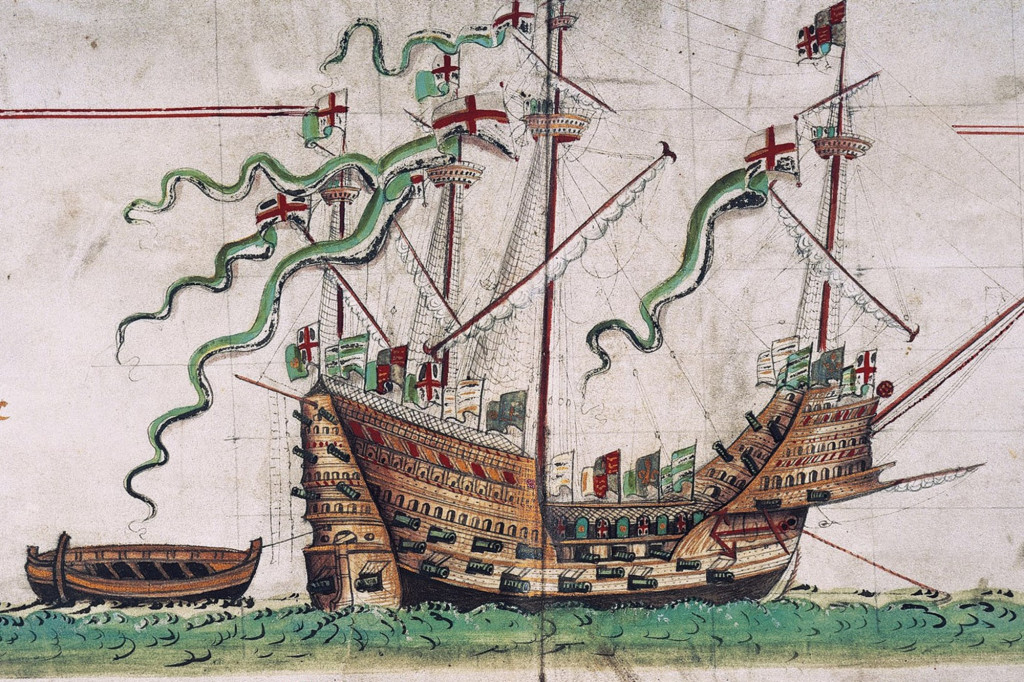 The Peter Pomegranate, sister ship to the Mary Rose