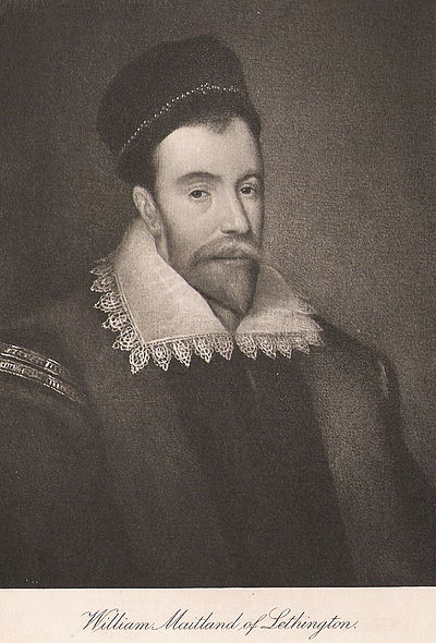 Black and white drawing of William Maitland