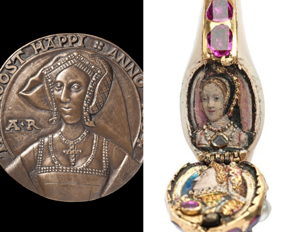 Anne Boleyn's medal and the possible portrait in Elizabeth I's locket ring