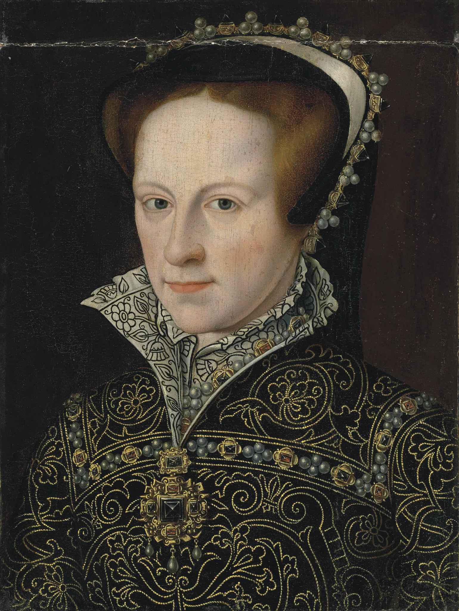 Portrait of Mary I, who lived at Tickenhill House