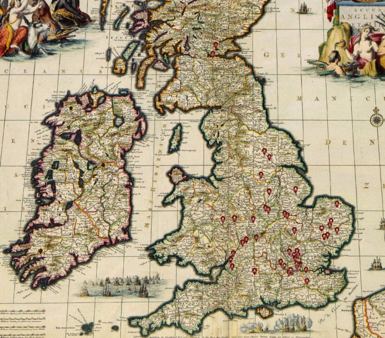 The A-Z of Tudor Places – Searchable Map