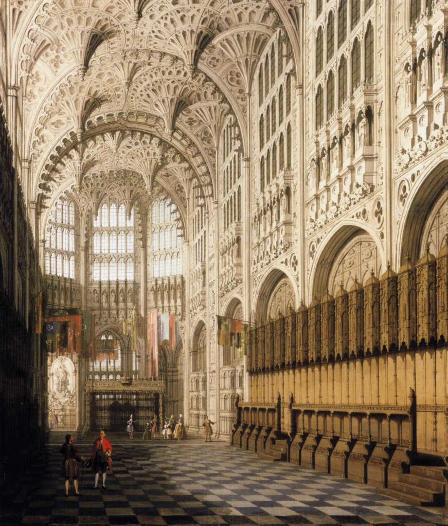 The Henry VII Chapel contains several important Tudor tombs