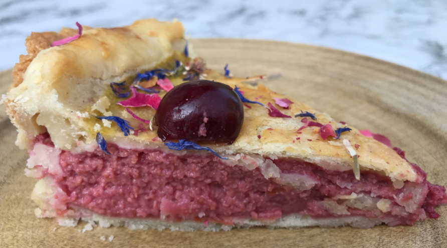 Anne Boleyn inspired recipes - Cherry & Rose Tarte