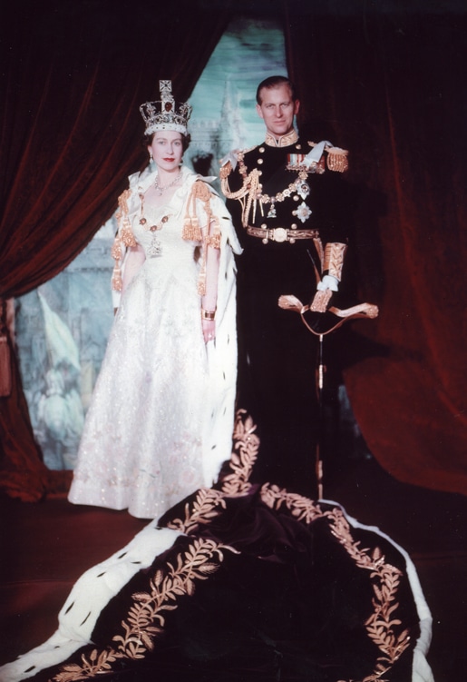 Elizabeth II coronation gowns 