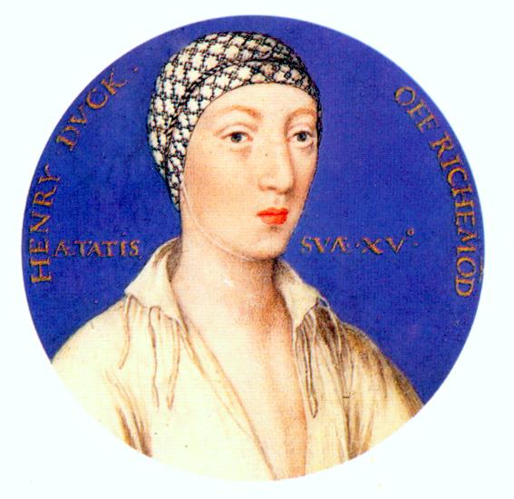 Miniature of Henry Fitzroy, Mary Howard's husband