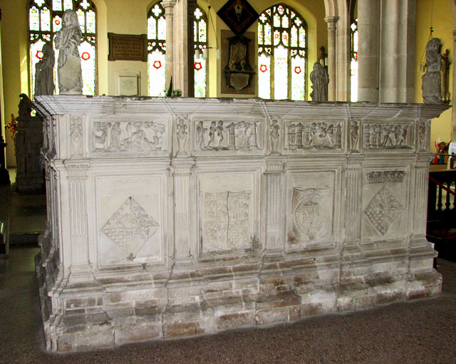 The stone tomb of Henry Fitzroy and Mary Howard