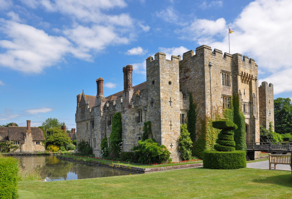 An image of Hever Castle, one of the Boleyn family's Houses of Power