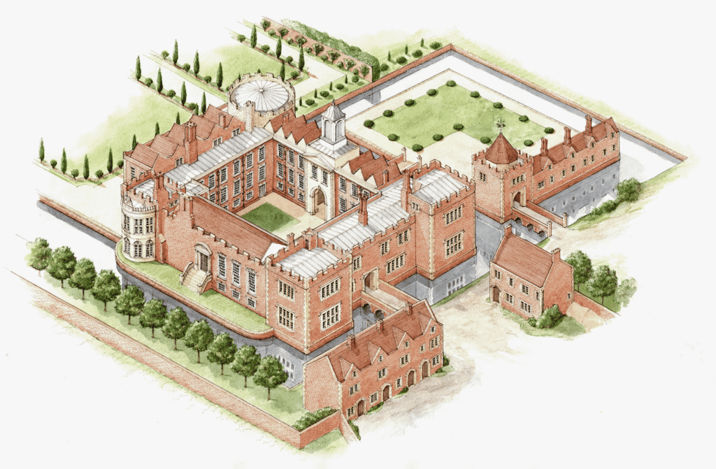 A reconstruction of Kimbolton Castle