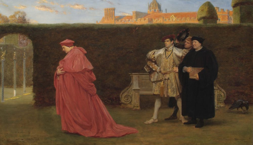 Cardinal Wolsey in disgrace