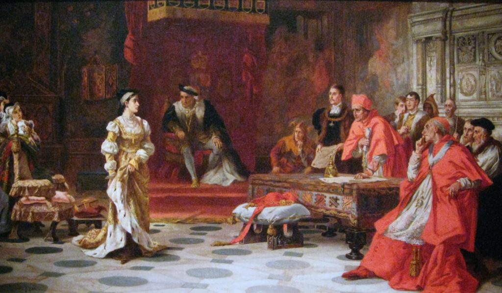 Laslett John Pott - Katherine of Aragon Denounced Before King Henry VIII and His Council ca. 1880