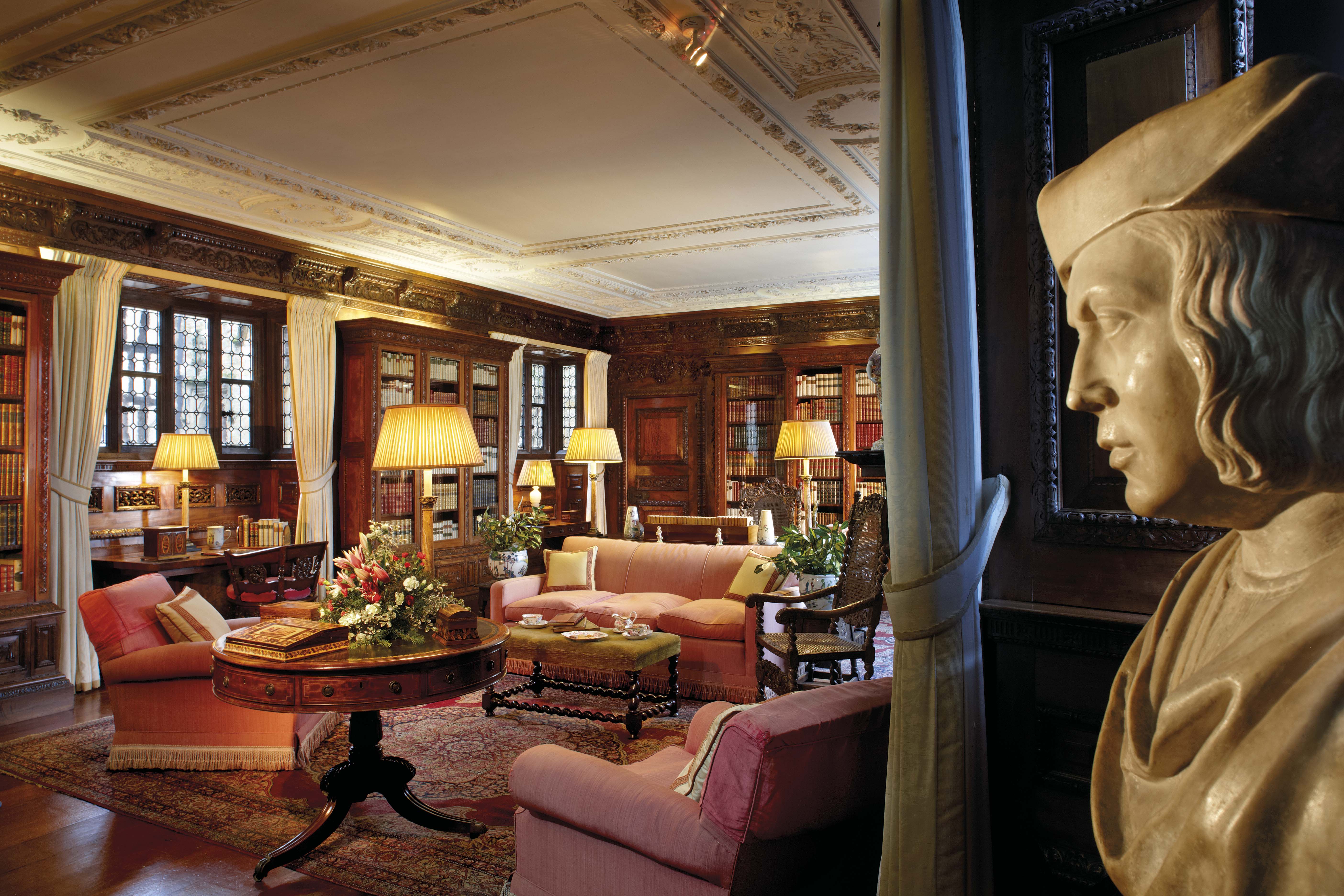 The library at Hever Castle
