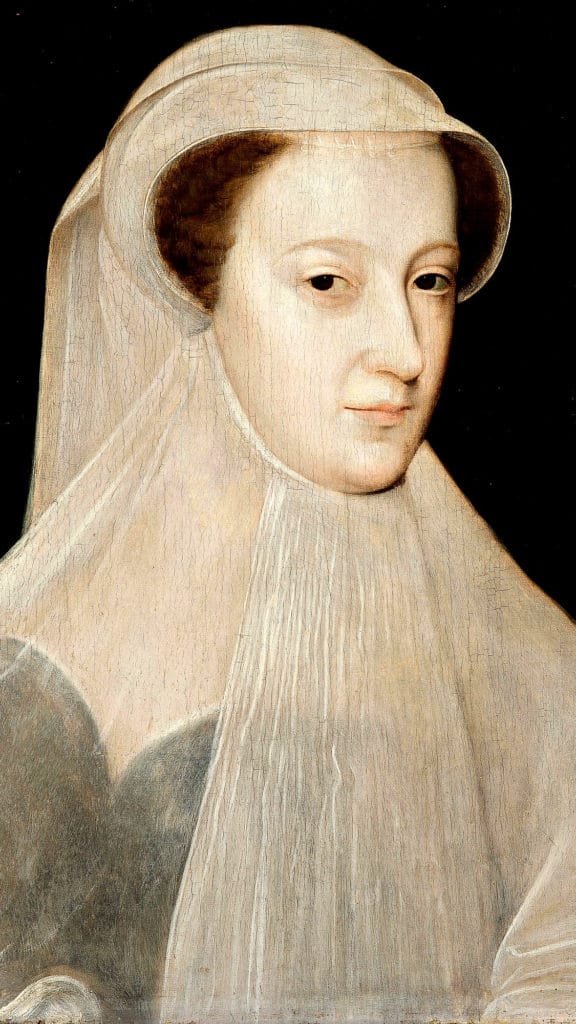 Image of Mary, Queen of Scots in her widows clothing