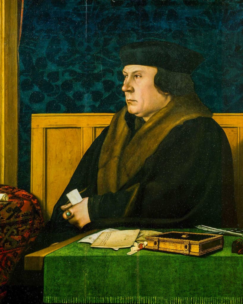 Portrait of Thomas Cromwell, who held residence at Mortlake Manor 