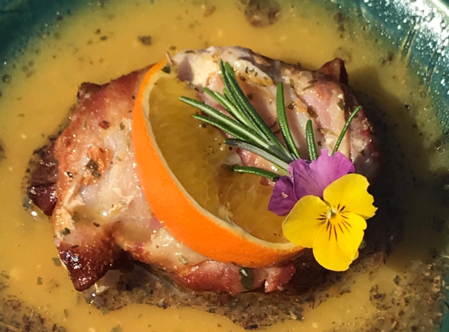 VENISON ROAST WITH ORANGE SAUCE a Spanish Tudor recipe