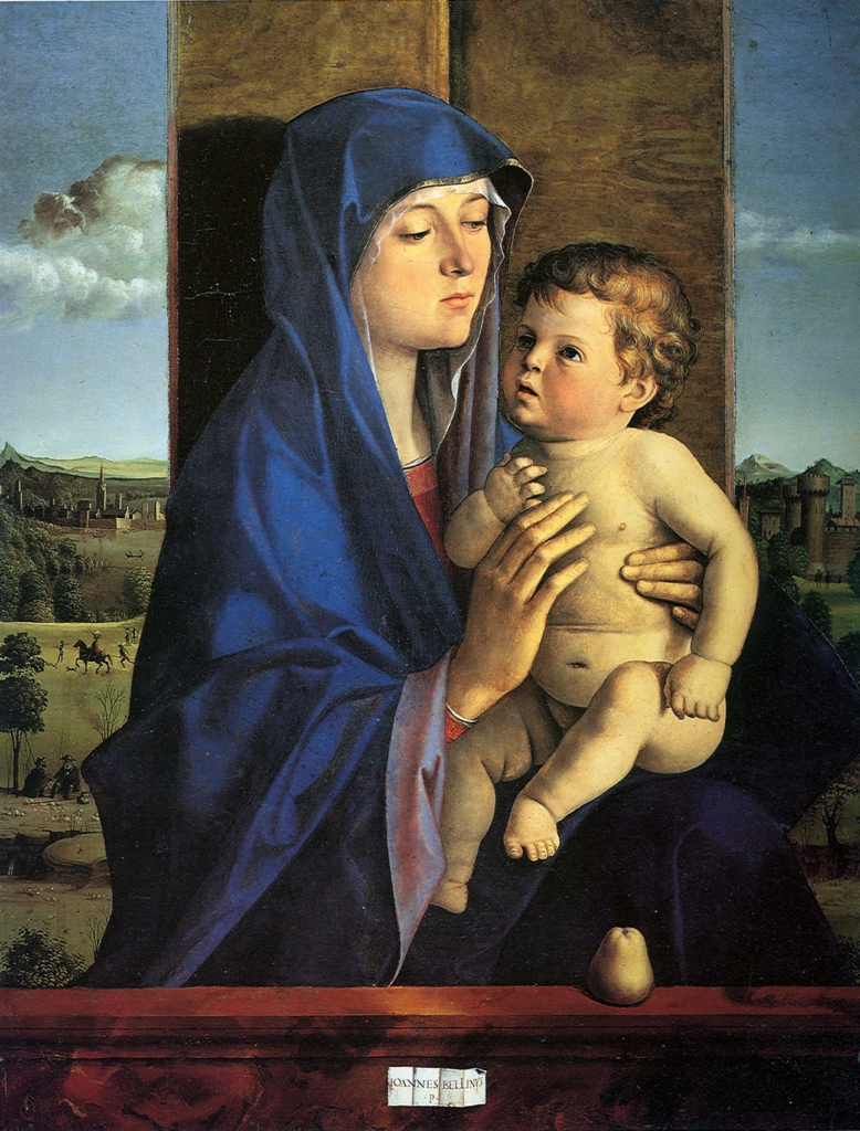 A picture of Madonnna and child