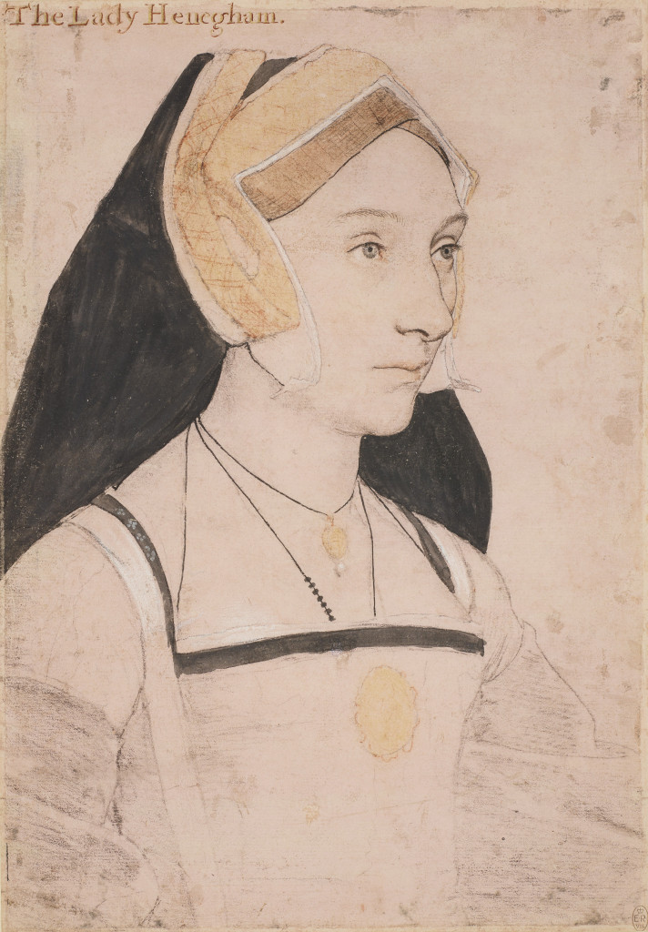 Mary Shelton, later Lady Heveningham, c.1543 Hans Holbein the Younger.