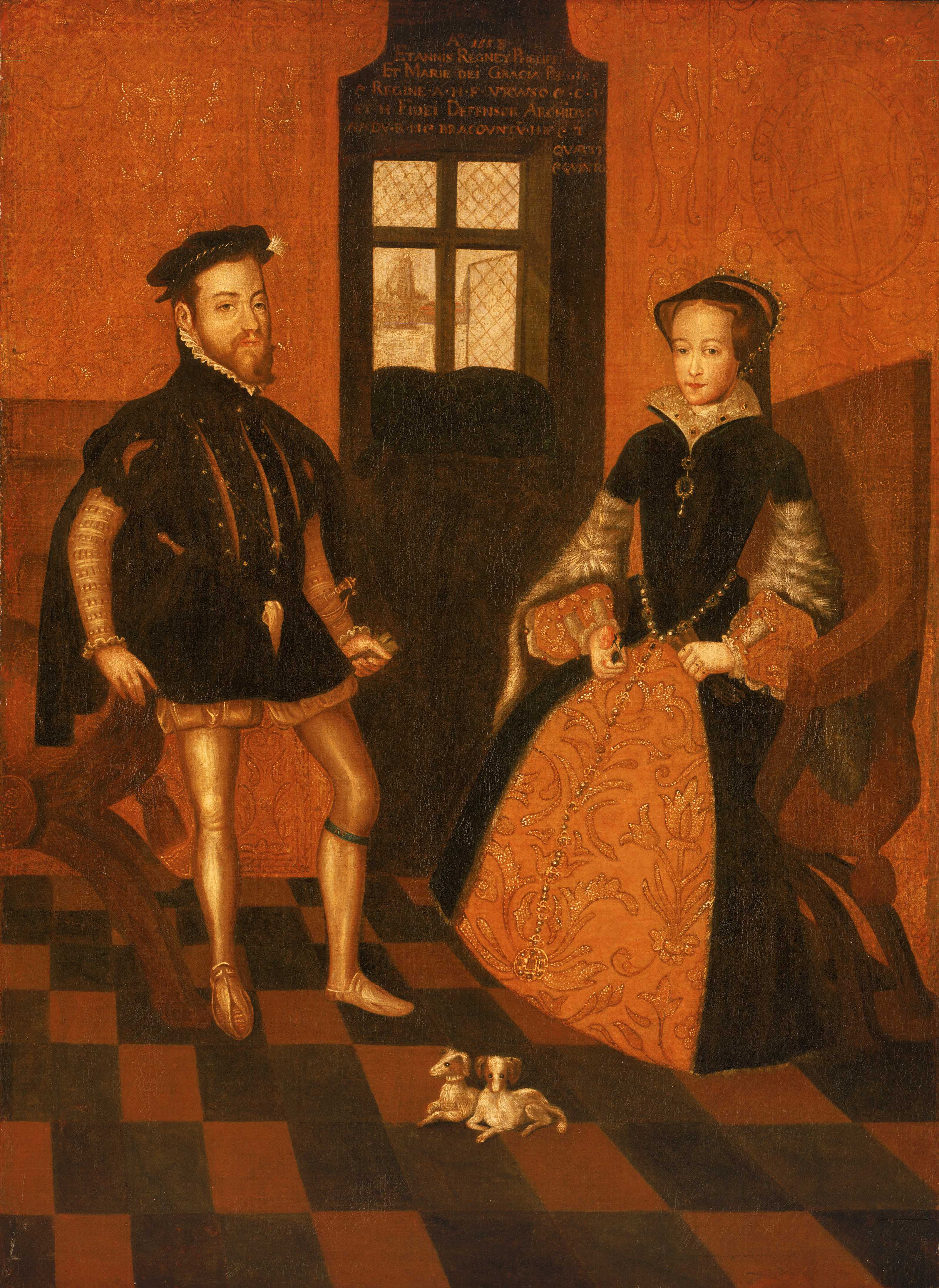 Mary I and Philip of Spain, visitors to Suffolk Place