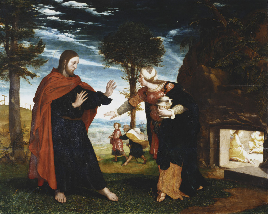 Noli me tangere by Hans Holbein The Younger.