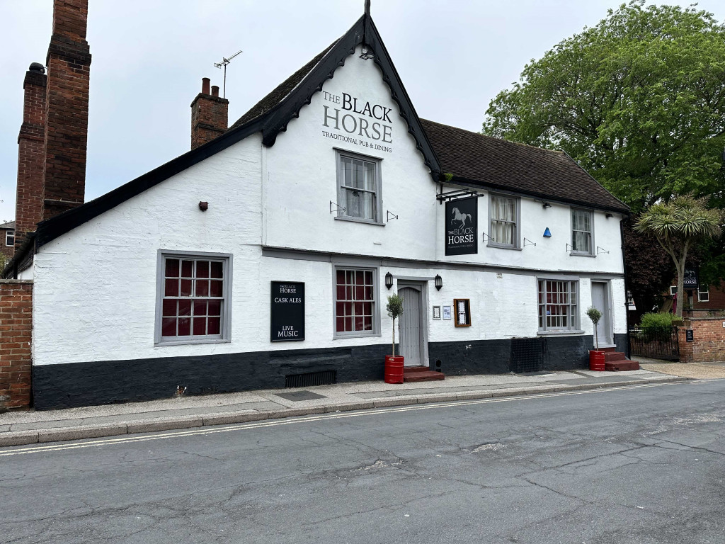 The Black Horse pub in Ipswich, Suffolk.