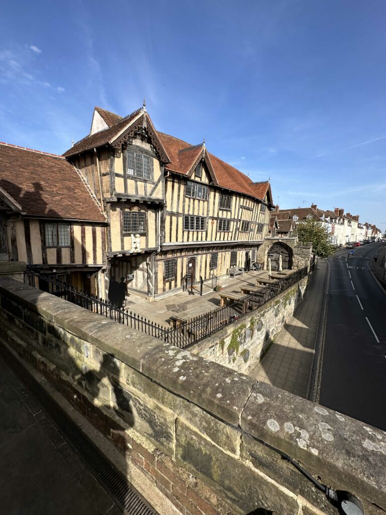 External view of the Lord Leycester, Warwick.