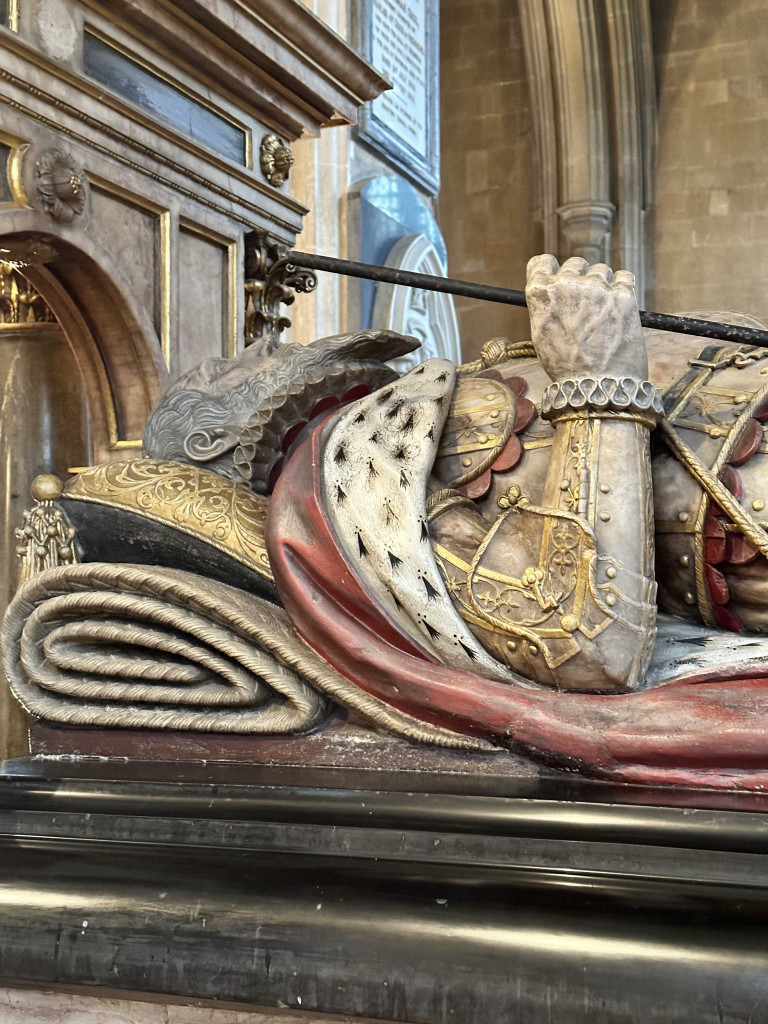 The Effigy of William Cecil, Lord Burghley in St Martin's Church, Stamford.