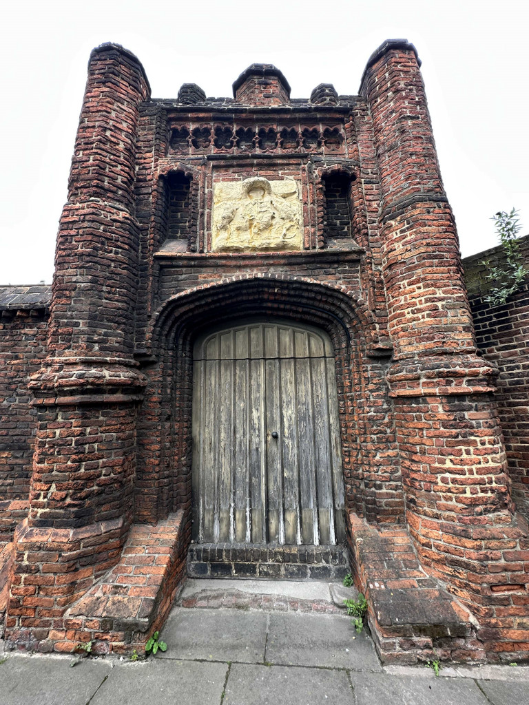 Wolsey's Gate in Ipswich, Suffolk.
